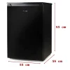 Primo PR162DV 87 liter tafelmodel vriezer - Black