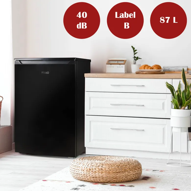 Primo PR191DV 87 liter tafelmodel vriezer - Black