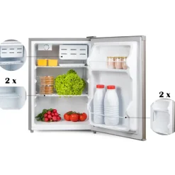 Primo PR154FR 66 liter koelkast - Silver