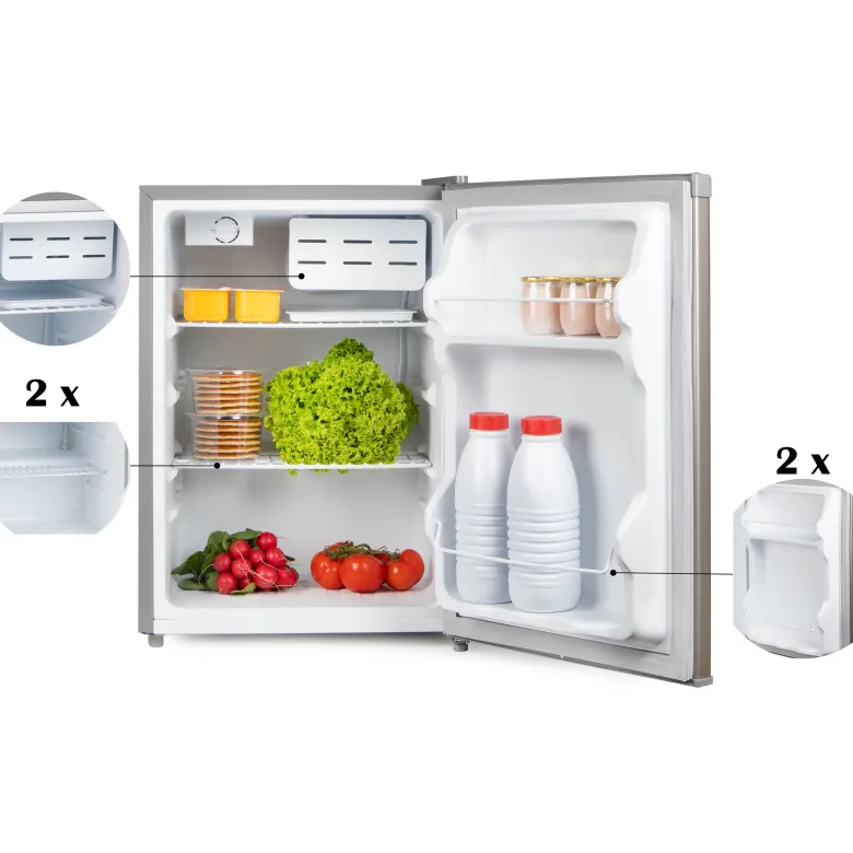 Primo PR154FR 66 liter koelkast - Silver