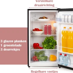 Primo PR121FR 88 liter tafelmodel koelkast - Black