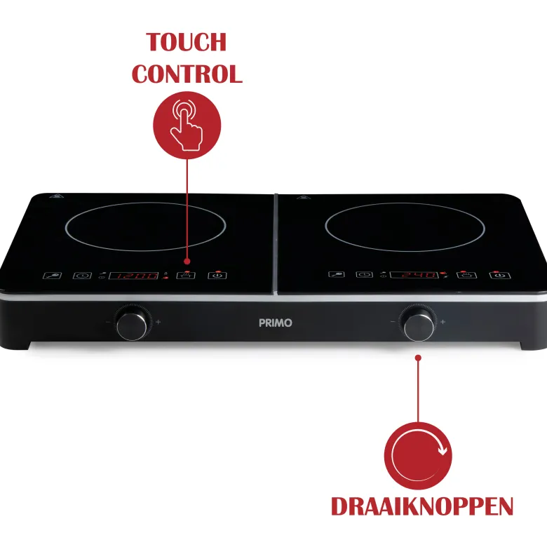 PRIMO PR303IKP dubbele inductiekookplaat