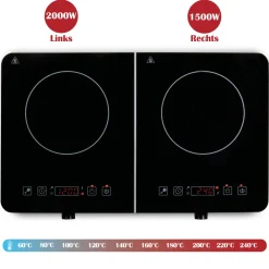 PRIMO PR303IKP dubbele inductiekookplaat