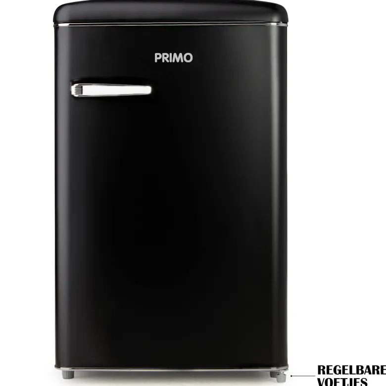 Primo PR163RKMZ 108 liter retrokoelkast - Matt Black