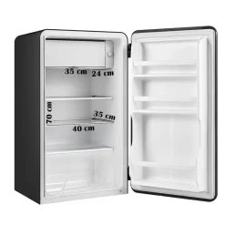 Primo PR151RKZ 93 liter retrokoelkast - Black