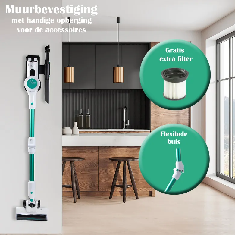 PRIMO PR510SV 3-in-1 Steelstofzuiger met flexibele steel - Blue