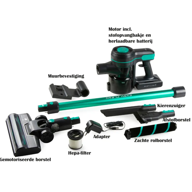 PRIMO PR509SV 3-in-1 steelstofzuiger - Grey/Green
