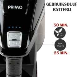 PRIMO PR504SV 3-in-1 Steelstofzuiger - Black/Red