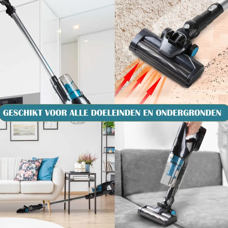 PRIMO PR501SV 3-in-1 Steelstofzuiger - Grey/Blue