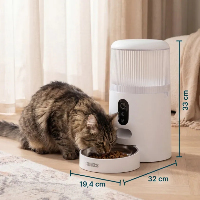 Princess automatische voerbak met camera - 4 liter