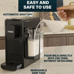 Princess Capsule koffiemachine met melkopschuimer
