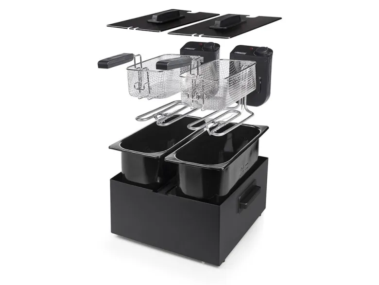 Princess 183028 dubbele frituurpan - Black