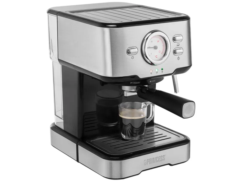 Princess 249412 Espressomachine met melkopschuimpijpjes