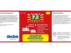 123 Products Clean shampoo navulling