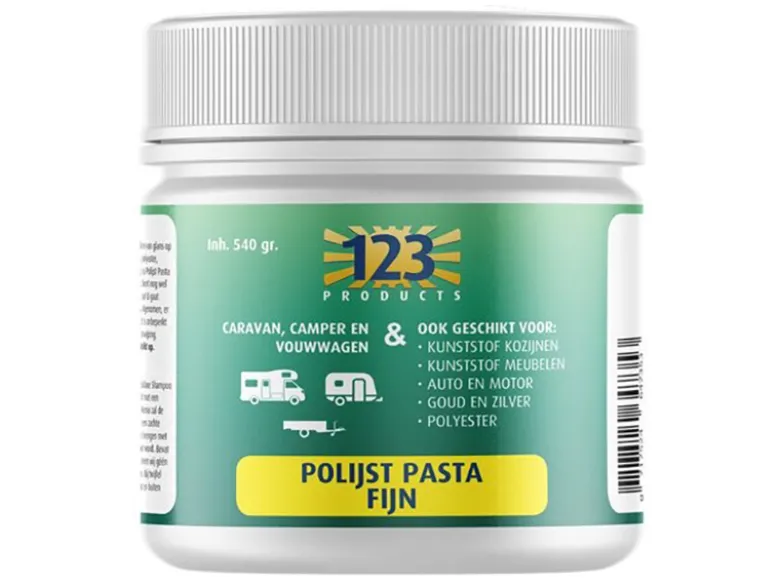 123 Products fijne polijstpasta - 450 gram