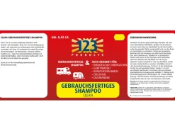 123 Products gebruiksklare shampoo