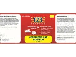 123 Products gebruiksklare shampoo