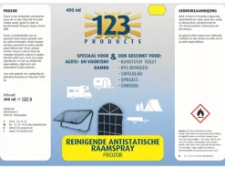 123 Products Prozor antistatische raamspray