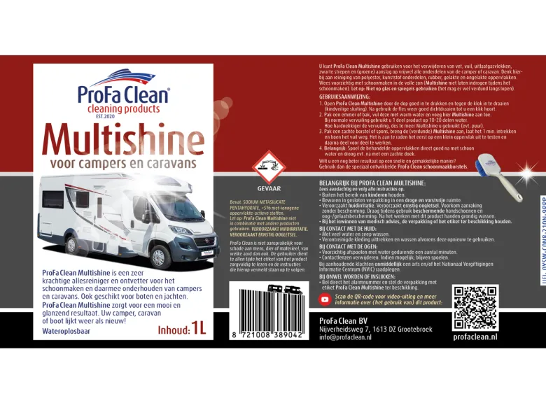ProFa Clean Campers & caravan Multishine - 1 liter