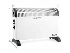 Profile Mistral 2000 watt Convectorkachel - White