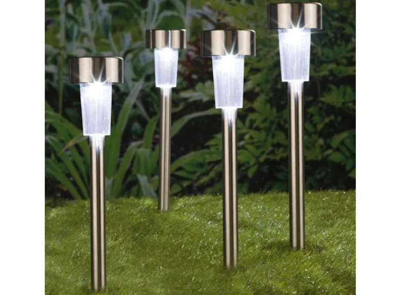 Pro Garden solar cilindervormige grondlampen - 7 stuks