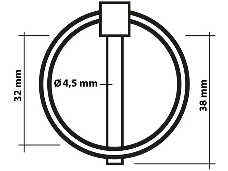 ProPlus borgpennen - 4,5 mm