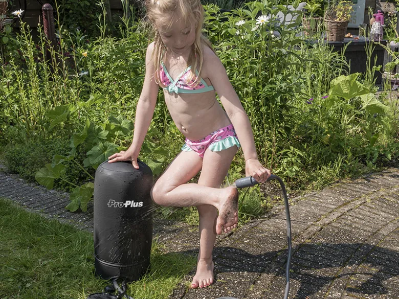 ProPlus campingdouche met voetpomp
