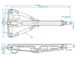 ProPlus caravanhoeksteun - 600 kg