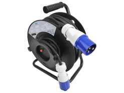 ProPlus CEE 25 meter camping kabelhaspel
