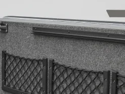 ProPlus 90° 100 cm aluminium tentrail - Black