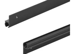 ProPlus 180° 100 cm aluminium tentrail - Black