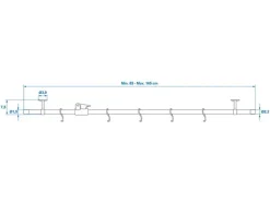 ProPlus 85-165 cm ophangrail