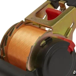 ProPlus 450 cm spanband met ratel en 2 haken - 750 kg