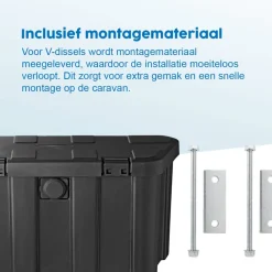 ProPlus dissel opbergbox met cijferslot - 45 liter