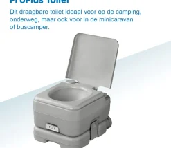 ProPlus draagbaar toilet - 29 cm