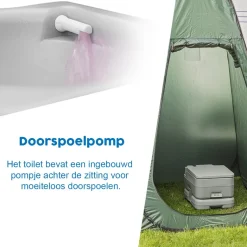 ProPlus draagbaar toilet - 29 cm