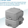 ProPlus draagbaar toilet - 42 cm