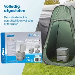 ProPlus draagbaar toilet - 42 cm