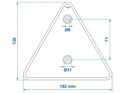 ProPlus driehoekreflector