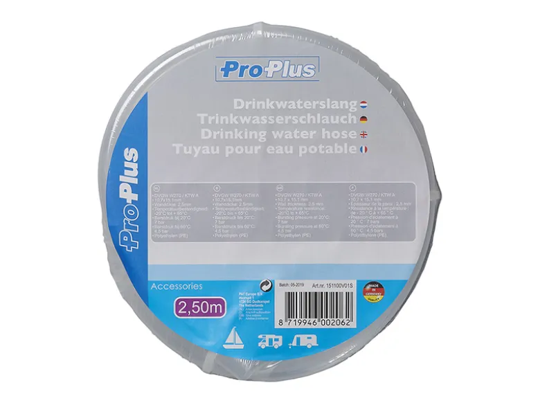 ProPlus drinkwaterslang transparent - 5,0 meter