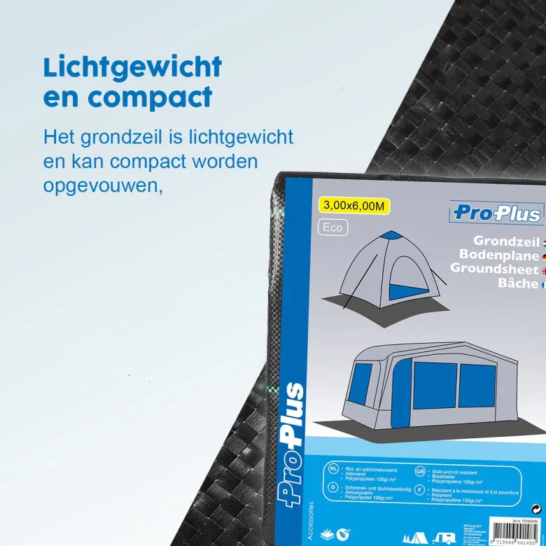 ProPlus Eco grondzeil - 3 x 6 meter