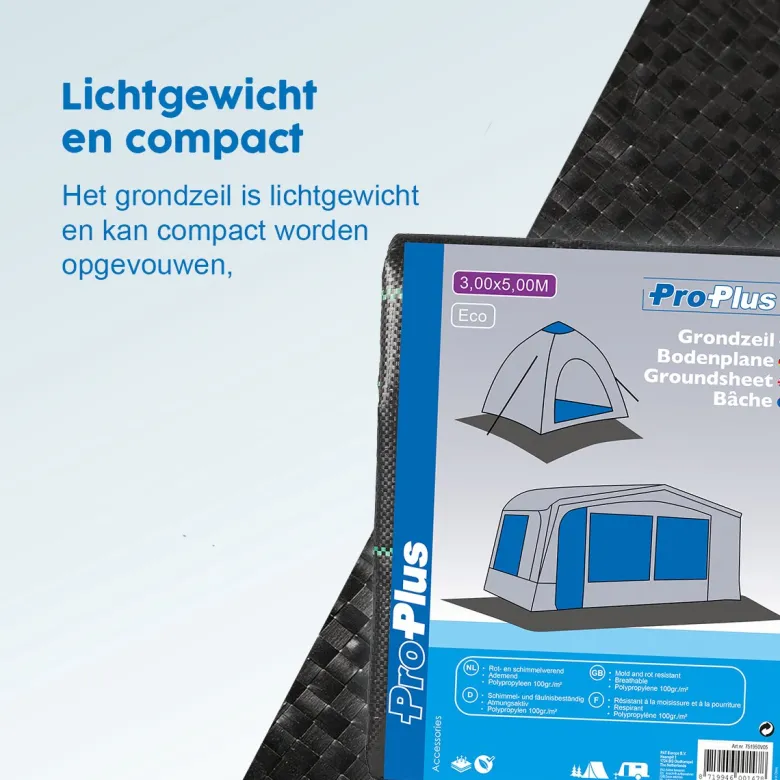 ProPlus Eco grondzeil - 3 x 5 meter