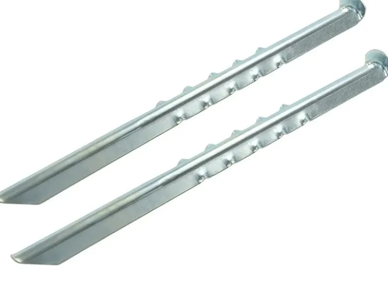 ProPlus halfronde geribbelde tentharingen 40 cm