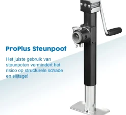 ProPlus Heavy Duty verstelbare steunpoot - 42 - 68 cm