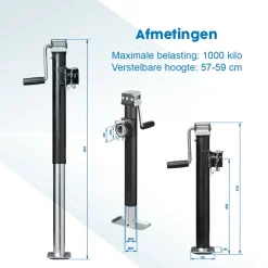 ProPlus Heavy Duty verstelbare steunpoot - 57-95 cm