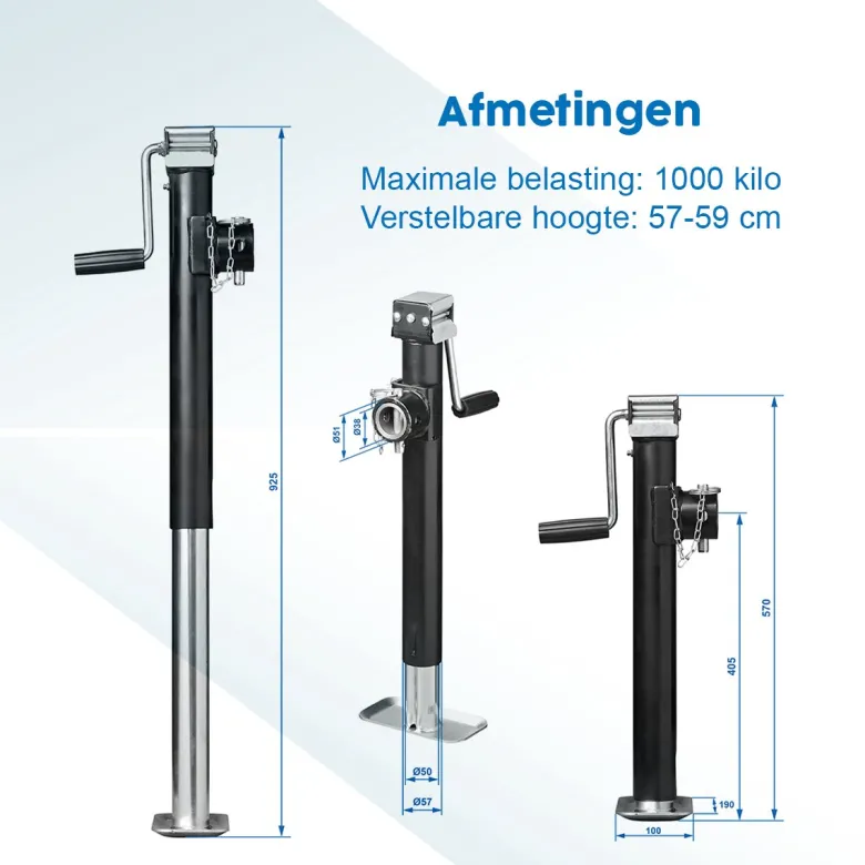 ProPlus Heavy Duty verstelbare steunpoot - 57-95 cm