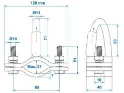 ProPlus hulpkoppeling met veer