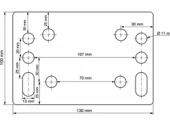 ProPlus inklapbaar 60 mm neuswiel