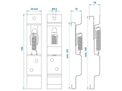 ProPlus kentekenplaatklemmen