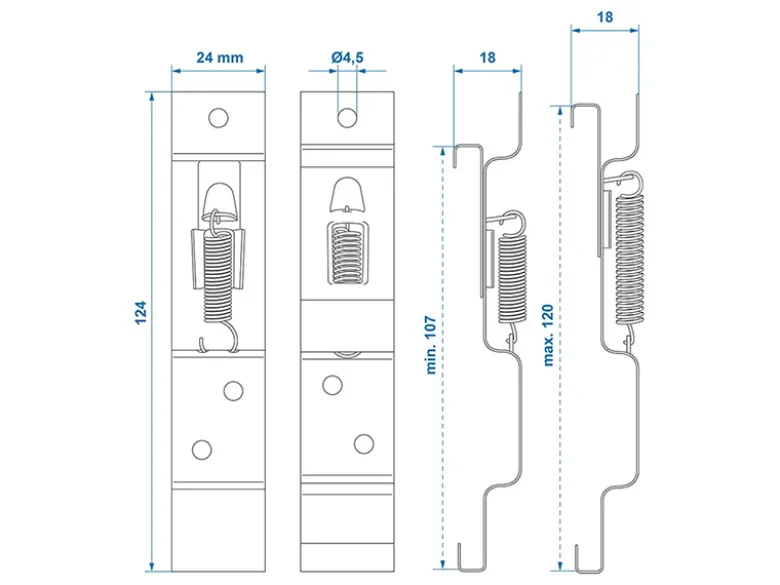 ProPlus kentekenplaatklemmen